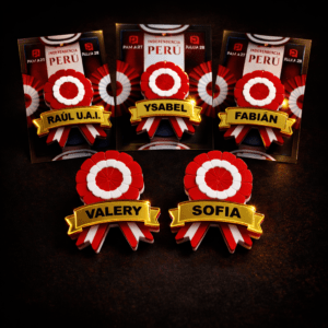 ESCARAPELA EN ACRILICO PERSONALIZADA